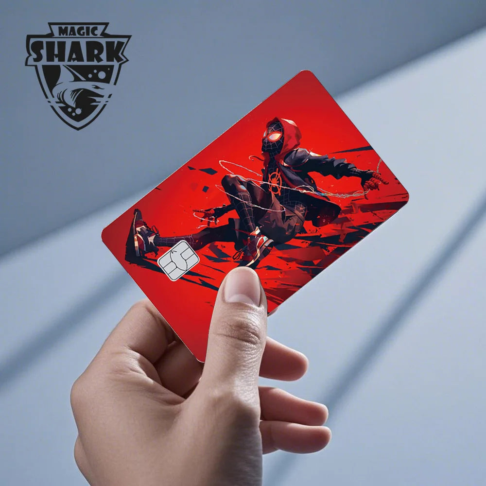 Autocollant de Carte Bancaire Spider-Man et Symbiote