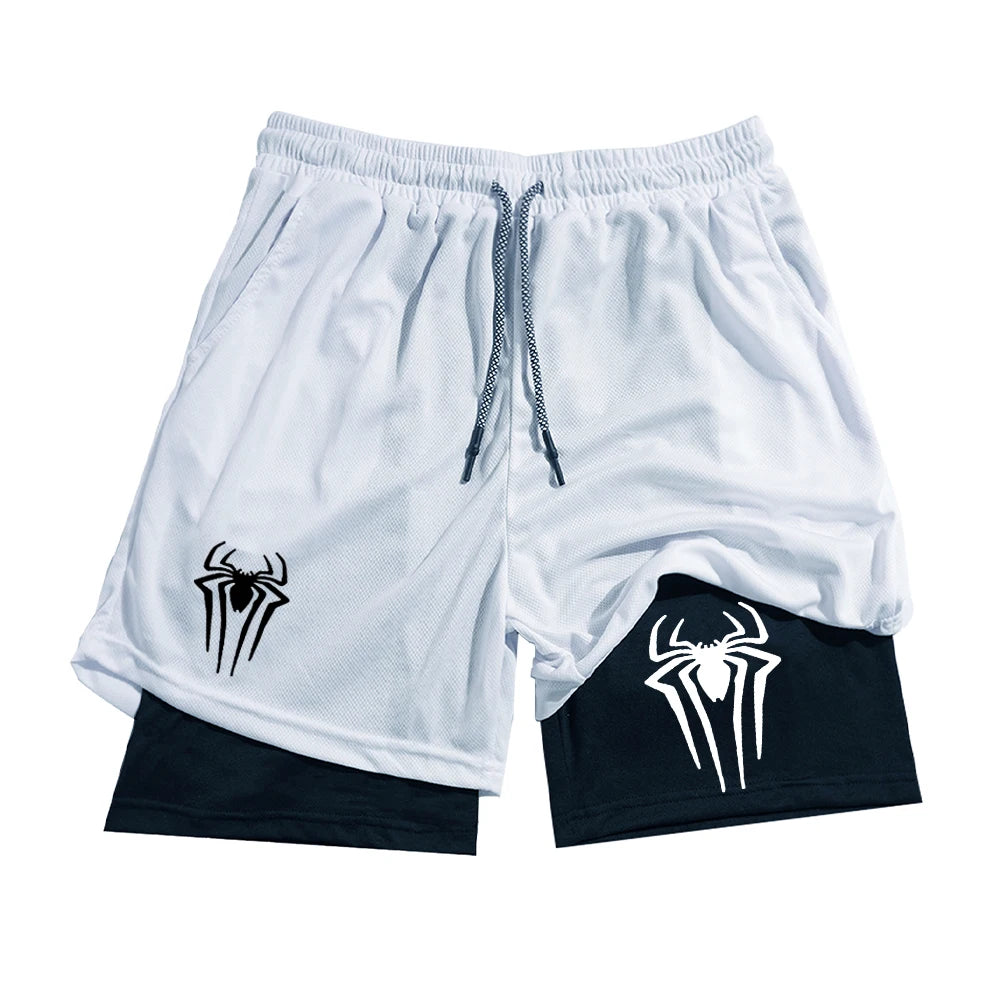 Short de Sport Spider-Man Blanc