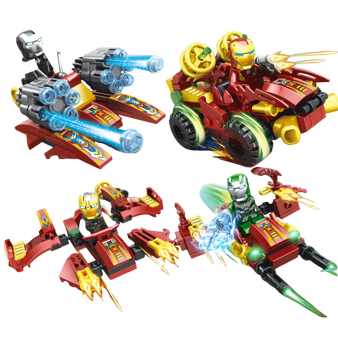 Jouet Bloc de Construction Spider-Man Voiture-Quad