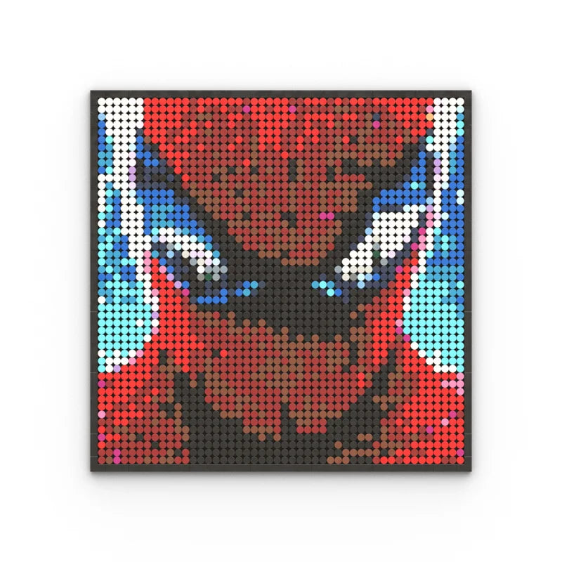 Pixel Art Masque de Spider-Man