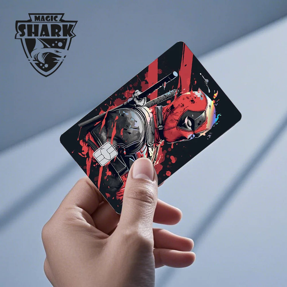 Autocollant de Carte Bancaire Spider-Man et Symbiote
