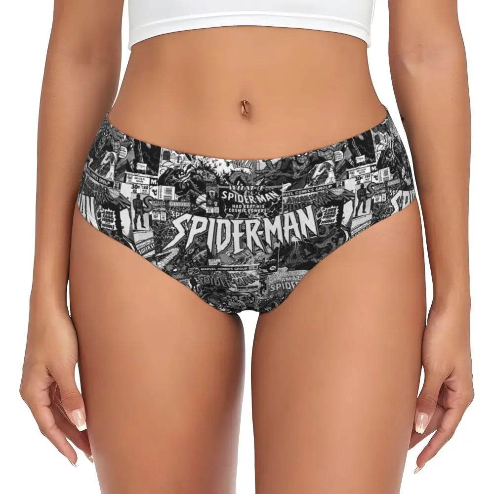 Culotte Spider-Man Noir et Blanc Retro