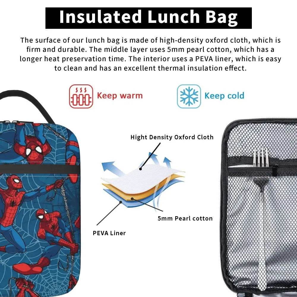 Lunch Bag Spider-Man et le Logo Araignée
