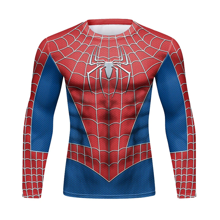 T-Shirt Manche Longue de Compression Spider-Man Tobey Maguire