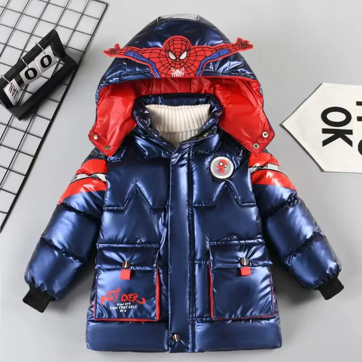 Veste Doudoune Epaisse Spider-Man pour Enfant