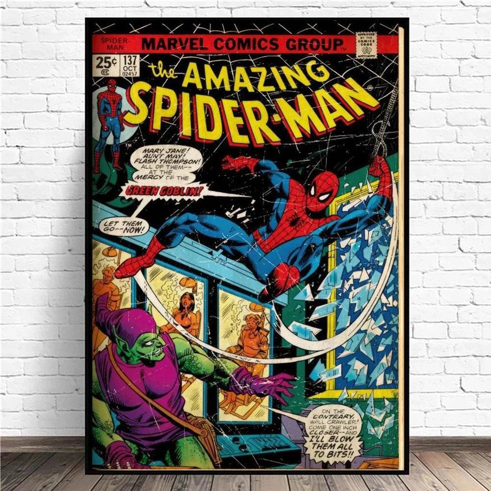 Affiche Spider-Man et le Bouffon Vert