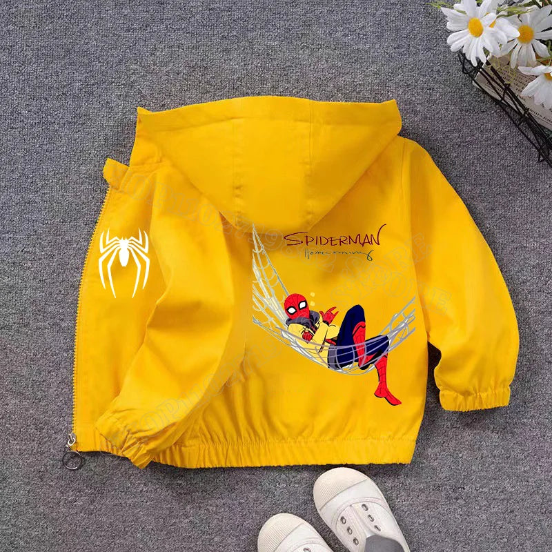 Veste Spider-Man Coupe Vent pour Enfant