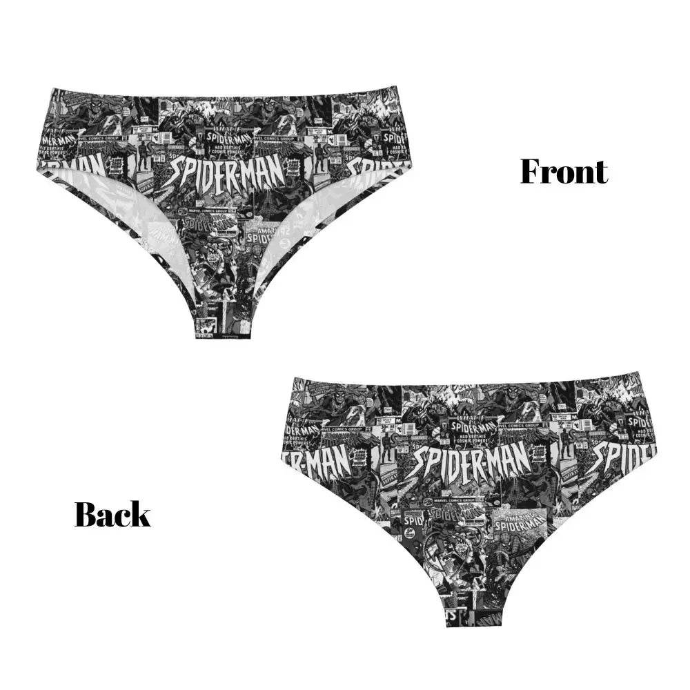 Culotte Spider-Man Noir et Blanc Retro