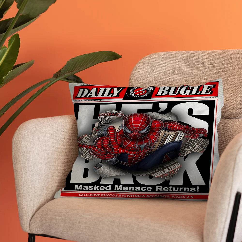 Housse de Coussin Spider-Man Article du Daily Bugle