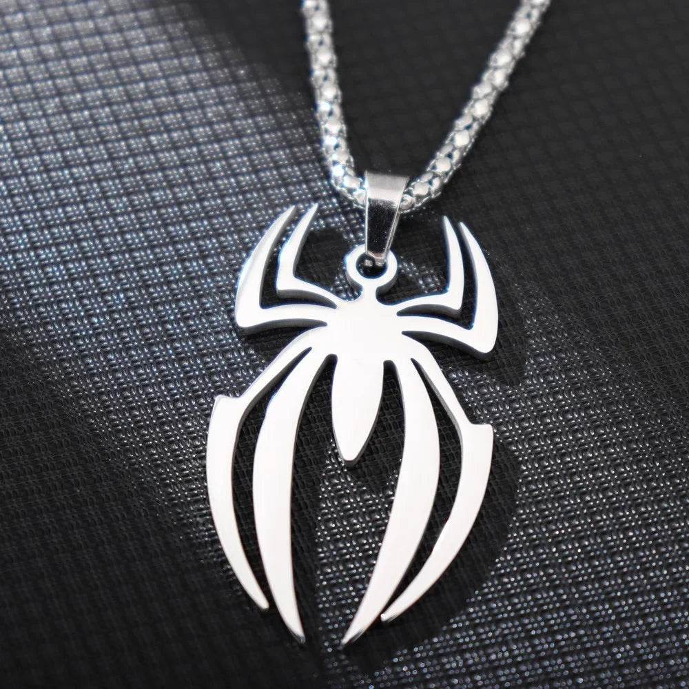 Collier Spider-Man Logo Araignée