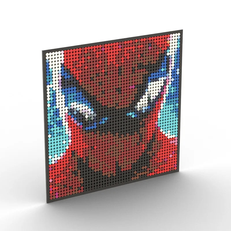 Pixel Art Masque de Spider-Man