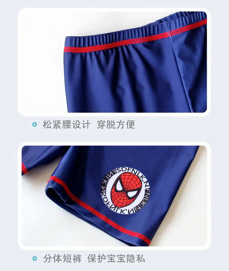 Pack complet Maillot de Bain Spider-Man et bonnet de bain pour Enfant