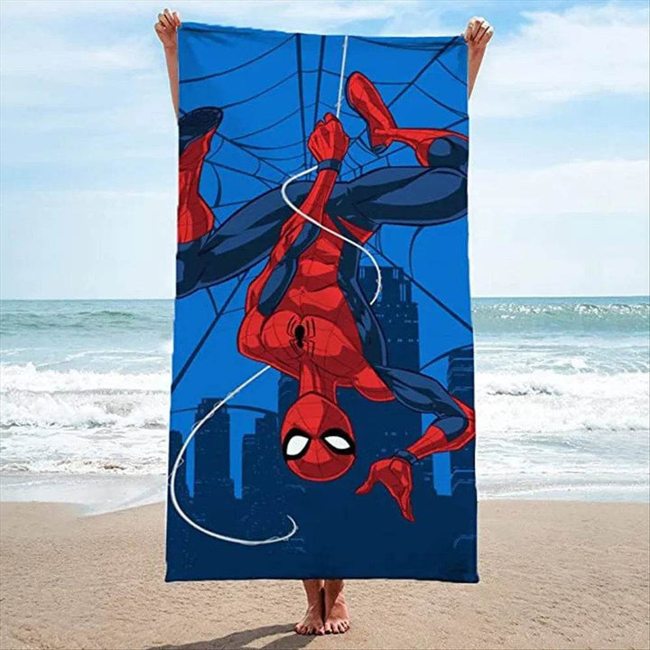 Serviette Spider-Man sur une Toile