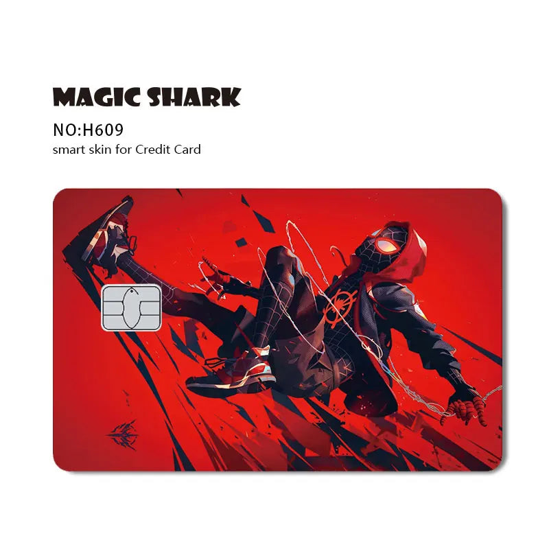 Autocollant de Carte Bancaire Spider-Man et Symbiote