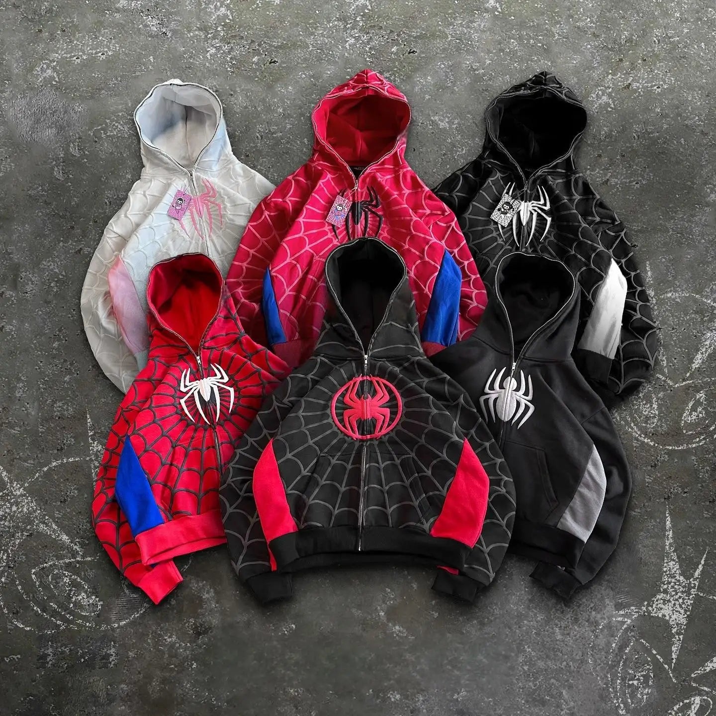 Sweat à Capuche Premium Spider-Man Costume Déchiré