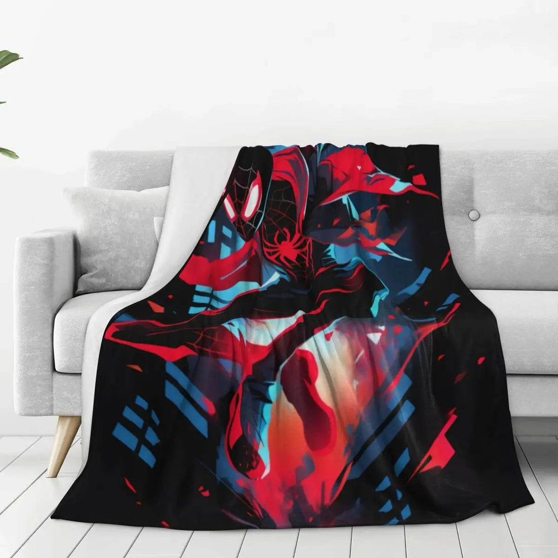 Plaid Spider-Man Miles Morales Graffiti