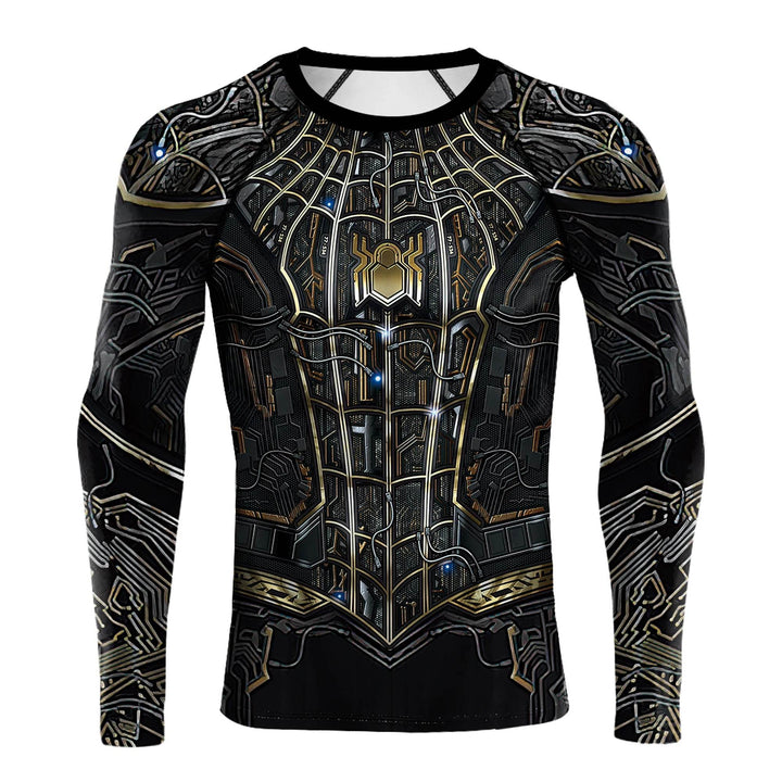 T-Shirt de Compression Spider-Man Noir